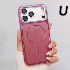 Funda magnética cepillada para teléfono con ...