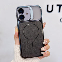 Funda magnética cepillada para teléfono con ...