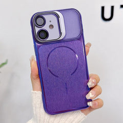 Funda magnética cepillada para teléfono con ...