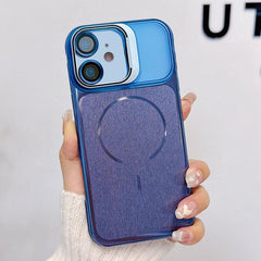 Funda magnética cepillada para teléfono con ...