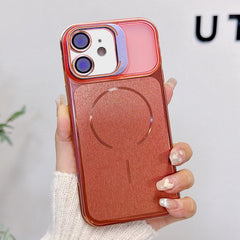 Funda magnética cepillada para teléfono con ...