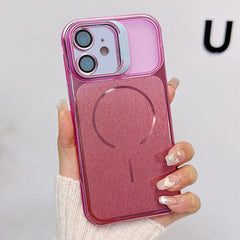 Funda magnética cepillada para teléfono con ...