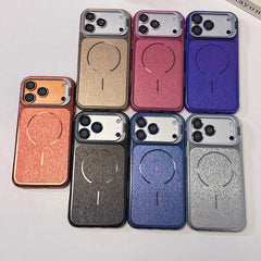 Funda magnética cepillada para teléfono con ...