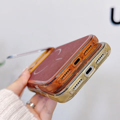 Funda magnética cepillada para teléfono con ...