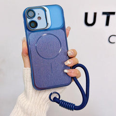 Brushed Magnetic Phone Case with Lens Frame ...