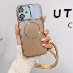 Brushed Magnetic Phone Case with Lens Frame ...