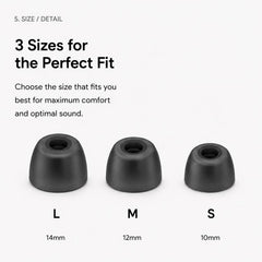 Kit de 6 pares de almohadillas de silicona d...