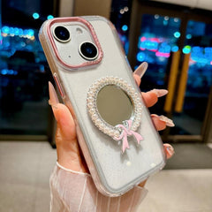 Crystal Series Round Pearl Mirror Shockproof...