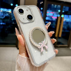 Crystal Series Round Pearl Mirror Shockproof...