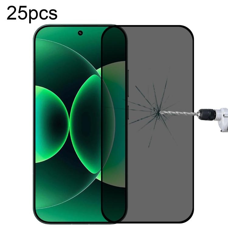 25pcs Full Cover Anti-peeping Tempered Glass...
