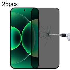 25pcs Full Cover Anti-peeping Tempered Glass...