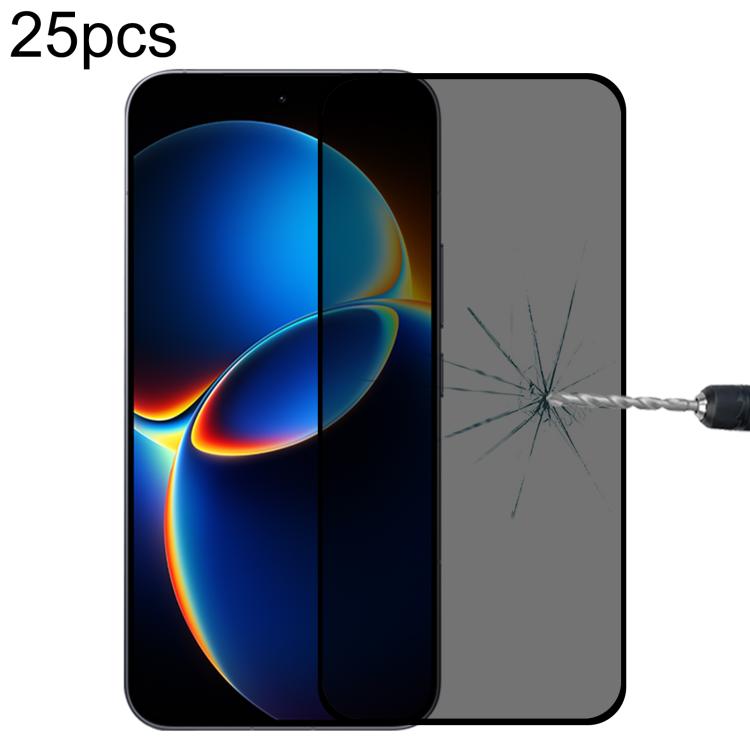 25pcs Full Cover Anti-peeping Tempered Glass...
