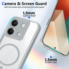 Matte PC Skin-feel Magnetic Shockproof Phone...