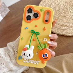 Funda de silicona para teléfono con colgante...