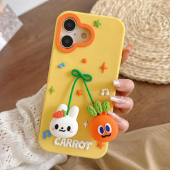 Funda de silicona para teléfono con colgante...