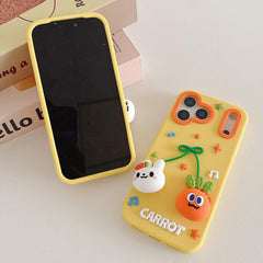 Funda de silicona para teléfono con colgante...