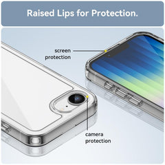 Funda para teléfono de TPU acrílico con boto...
