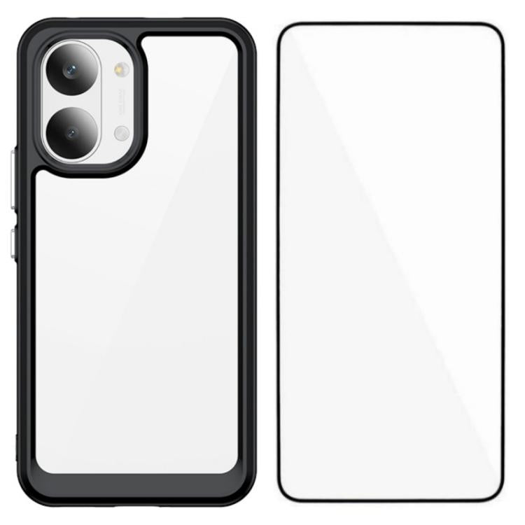 Funda para teléfono de TPU acrílico con boto...