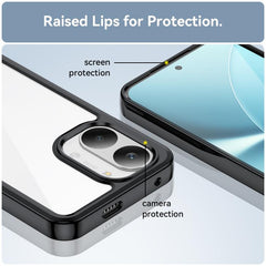 Funda para teléfono de TPU acrílico con boto...