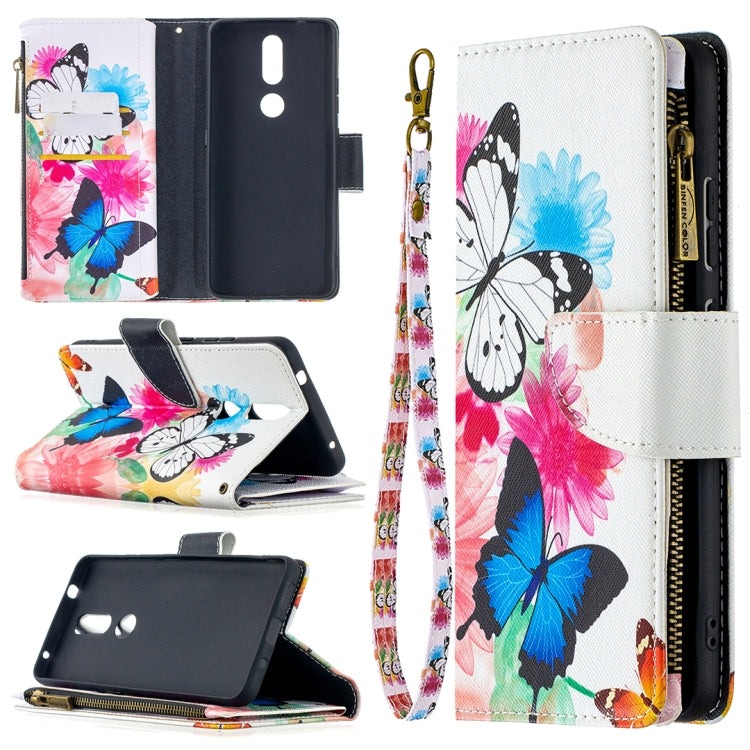 Estuche de cuero con tapa horizontal con cre...
