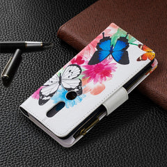 Estuche de cuero con tapa horizontal con cre...