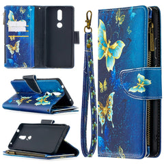 Estuche de cuero con tapa horizontal con cre...