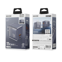 WK WP-U104 Swift 20W USB-C / Type-C, USB-A C...