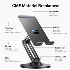 Soporte plegable de escritorio para tablet y...