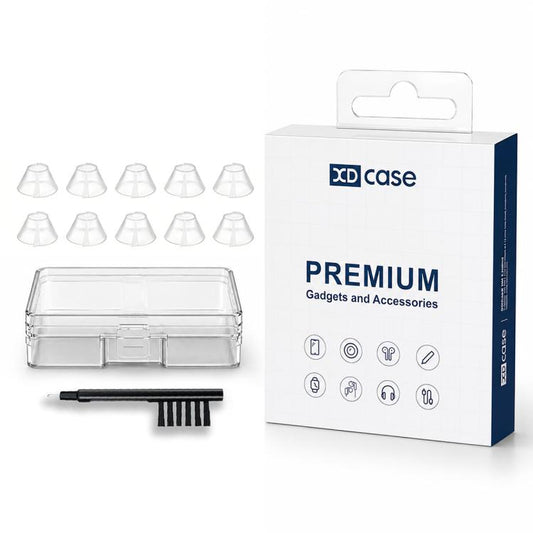 Kit de 10 cúpulas universales semiabiertas tipo tulipán para audífonos