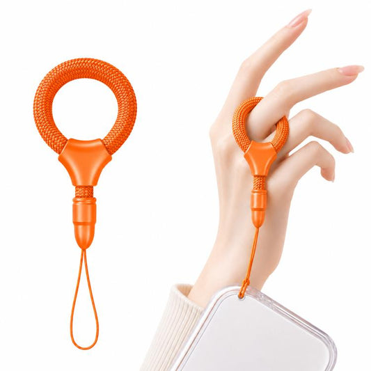 Mini cordón para teléfono con anillo para dedo