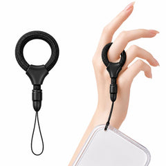 Mini cordón para teléfono con anillo para dedo