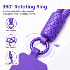 Cordón ajustable de nailon para teléfono