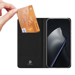 Funda de cuero plegable para teléfono DUX DU...