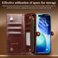 Funda para teléfono móvil de piel desmontabl...