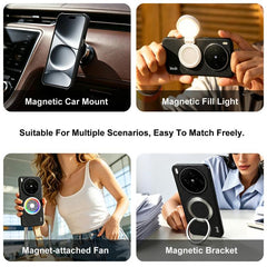 Funda magnética para teléfono con textura de...