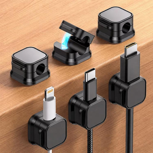 Organizador de cables magnético (6 piezas/juego)