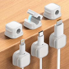 Organizador de cables magnético (6 piezas/juego)