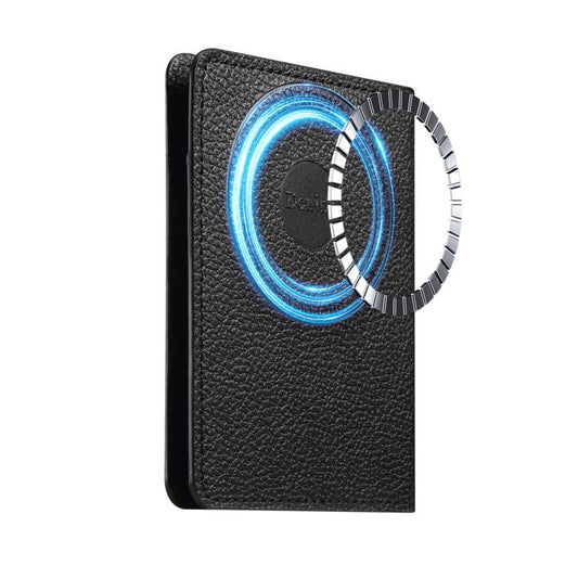 Cartera magnética de piel vegana con tarjetero para teléfono