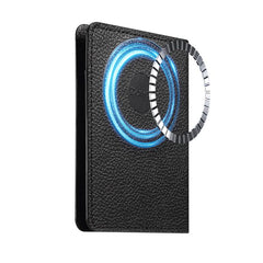 Cartera magnética de piel vegana con tarjetero para teléfono