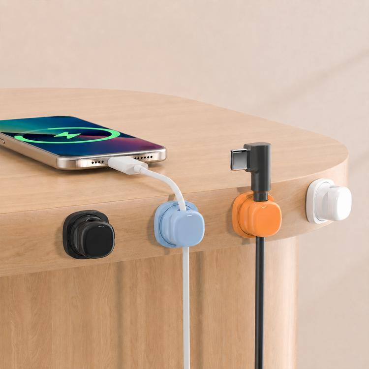 Organizador de cables giratorio con resorte (4 unidades)