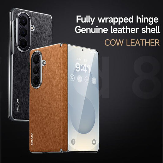 Funda para teléfono SULADA de piel de vaca c...