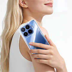 Funda para teléfono de TPU transparente y re...