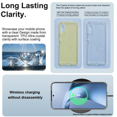 Funda para teléfono de TPU transparente y re...