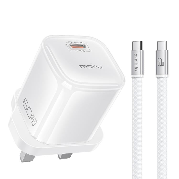 Cargador Yesido YC161 transparente AVS de 40...