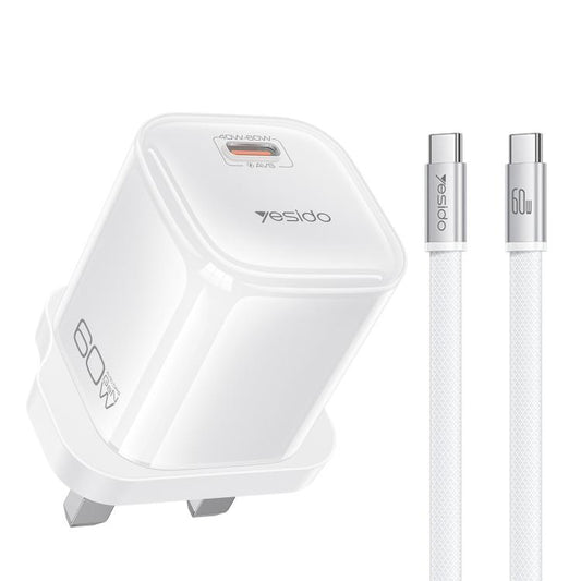 Cargador Yesido YC161 transparente AVS de 40...