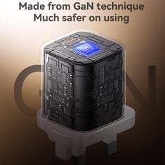 Cargador Yesido YC161 transparente AVS de 40...