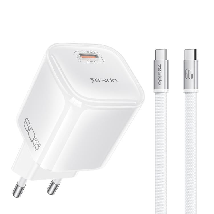 Cargador Yesido YC117 transparente AVS de 40...