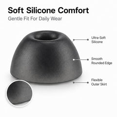 Kit de 8 pares de almohadillas de silicona d...