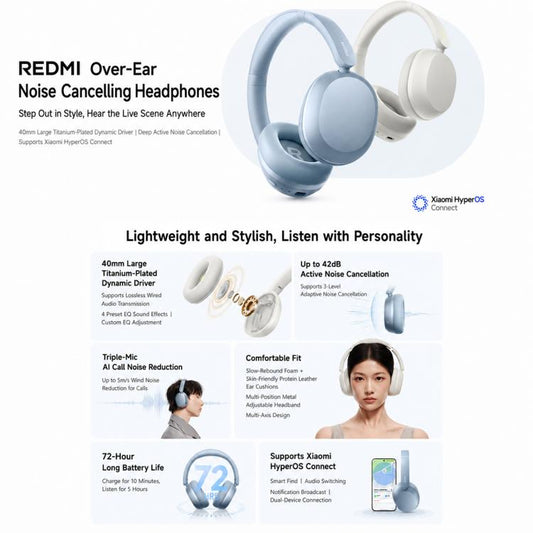 Auriculares Bluetooth supraaurales REDMI