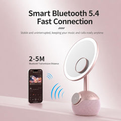 Espejo de maquillaje ZGA WX09 con altavoz Bluetooth